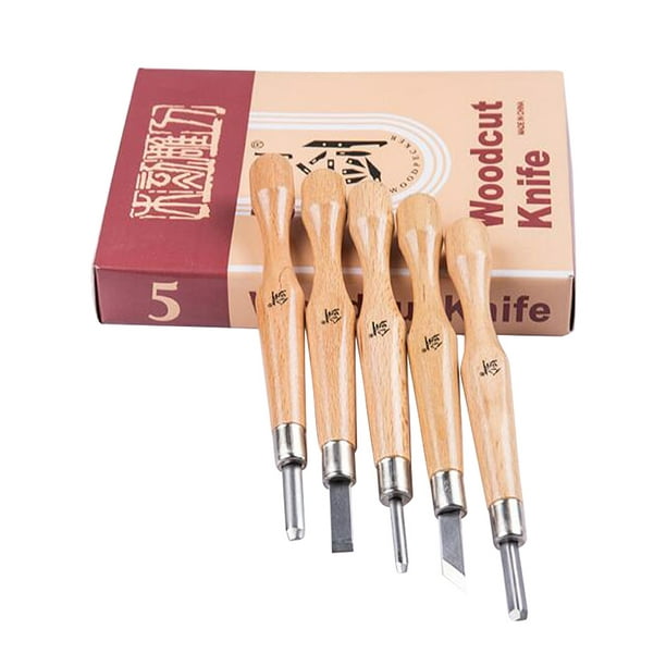 12pcs Wood Carving Hand Chisel Tool Set Woodworking Professional Gouges Box 